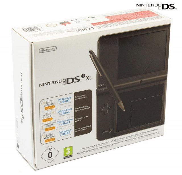 Nintendo DSi XL Bronze box art for Nintendo DS